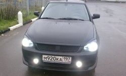 2 099 р. Спойлер переднего бампера Кураж Лада Приора 2172 хэтчбек дорестайлинг (2008-2014) (Неокрашенная)  с доставкой в г. Керчь. Увеличить фотографию 3