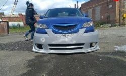 8 499 р. Передний бампер Mazda Speed  Mazda 3/Axela  BK (2003-2006) дорестайлинг седан (Неокрашенный)  с доставкой в г. Керчь. Увеличить фотографию 11