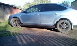 2 679 р. Пороги накладки Снайпер Ford Focus 2 хэтчбэк 3 дв. рестайлинг (2007-2011) (Неокрашенные)  с доставкой в г. Керчь. Увеличить фотографию 3