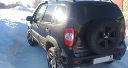 2 699 р. Комплект поперечин Лидер (для комплектации GLS, GLC (на штатные рейлинги))  Chevrolet Niva  2123 (2009-2020), Лада 2123 (Нива Шевроле) (2009-2021), Лада Нива Трэвел (2021-2025)  с доставкой в г. Керчь. Увеличить фотографию 4