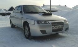 4 799 р. Передний бампер Я - Робот под штатную оптику Лада 2111 универсал (1998-2009) (Неокрашенный)  с доставкой в г. Керчь. Увеличить фотографию 16