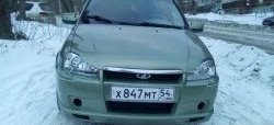 1 199 р. Накладка на капот Руни Лада Калина 1119 хэтчбек (2004-2013) (Неокрашенный)  с доставкой в г. Керчь. Увеличить фотографию 3