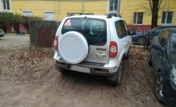 1 089 р. Чехол запасного колеса R16 Chevrolet V5 Лада Нива Трэвел (212300-80) (2021-2025) (Неокрашенный)  с доставкой в г. Керчь. Увеличить фотографию 3