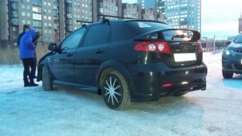 3 099 р. Пороги накладки Атланта Chevrolet Lacetti хэтчбек (2002-2013) (Неокрашенные)  с доставкой в г. Керчь. Увеличить фотографию 3