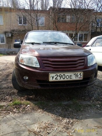 2 599 р. Решётка радиатора Ривьера  Лада Гранта  2190 (2011-2017) седан дорестайлинг (Неокрашенная)  с доставкой в г. Керчь. Увеличить фотографию 22