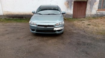 959 р. Подиум гос. номера EVO №1 Mitsubishi Lancer 10 CY седан рестайлинг (2011-2017) (Гладкий пластик)  с доставкой в г. Керчь. Увеличить фотографию 6
