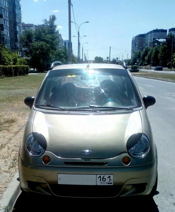 369 р. Реснички на фары RA Daewoo Matiz M100 дорестайлинг (1998-2000) (Неокрашенные)  с доставкой в г. Керчь. Увеличить фотографию 5