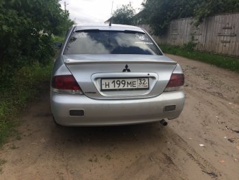 3 899 р. Лип спойлер Evo Mitsubishi Lancer 9 CS седан 1-ый рестайлинг (2003-2005) (Неокрашенный)  с доставкой в г. Керчь. Увеличить фотографию 9