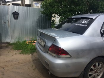 3 899 р. Лип спойлер Evo Mitsubishi Lancer 9 CS седан 1-ый рестайлинг (2003-2005) (Неокрашенный)  с доставкой в г. Керчь. Увеличить фотографию 8