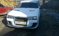 8 999 р. Передний бампер Фанат-Робот  Лада 2108 - 21099 (Неокрашенный, По бокам сетка)  с доставкой в г. Керчь. Увеличить фотографию 10