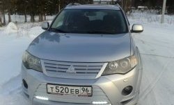 2 849 р. Накладка переднего бампера Sport Mitsubishi Outlander XL (CW)  дорестайлинг (2005-2009) (Неокрашенная)  с доставкой в г. Керчь. Увеличить фотографию 8