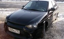 5 099 р. Передний бампер Stinger Лада Приора 2172 хэтчбек дорестайлинг (2008-2014) (Неокрашенный)  с доставкой в г. Керчь. Увеличить фотографию 9