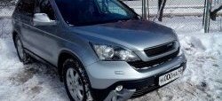 1 299 р. Реснички Sport на фары Honda CR-V RE1,RE2,RE3,RE4,RE5,RE7 дорестайлинг (2007-2010) (Неокрашенные)  с доставкой в г. Керчь. Увеличить фотографию 2