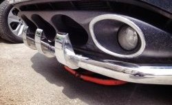 12 399 р. Одинарная защита переднего бампера Petroil-Tuning 63 мм с зубьями  Nissan Juke  1 YF15 (2010-2014) дорестайлинг (Нержавеющая полированная сталь)  с доставкой в г. Керчь. Увеличить фотографию 5
