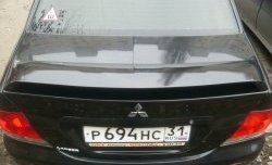 4 099 р. Средний спойлер 2.0 стандарт Mitsubishi Lancer 9 CS седан 1-ый рестайлинг (2003-2005) (Без места под стоп-сигнал, Неокрашенный)  с доставкой в г. Керчь. Увеличить фотографию 2