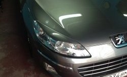 1 149 р. Реснички на фары RA  Peugeot 407 ( седан,  универсал) (2004-2011) (Неокрашенные)  с доставкой в г. Керчь. Увеличить фотографию 2
