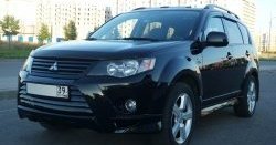 2 849 р. Накладка переднего бампера Sport Mitsubishi Outlander XL (CW)  дорестайлинг (2005-2009) (Неокрашенная)  с доставкой в г. Керчь. Увеличить фотографию 12