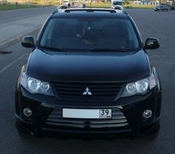 2 849 р. Накладка переднего бампера Sport Mitsubishi Outlander XL (CW)  дорестайлинг (2005-2009) (Неокрашенная)  с доставкой в г. Керчь. Увеличить фотографию 13