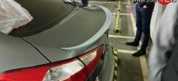 2 169 р. Лип спойлер M-VRS V1 KIA Cerato 3 YD дорестайлинг седан (2013-2016) (Неокрашенный)  с доставкой в г. Керчь. Увеличить фотографию 2