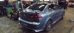 5 299 р. Накладка Zodiak V2 на задний бампер  Mitsubishi Lancer  10 CY (2007-2017) седан дорестайлинг, седан рестайлинг (Неокрашенная)  с доставкой в г. Керчь. Увеличить фотографию 5