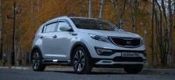 10 449 р. Накладка переднего бампера RA  KIA Sportage  3 SL (2010-2014) дорестайлинг (Поверхность глянец (под окраску), Неокрашенная)  с доставкой в г. Керчь. Увеличить фотографию 2