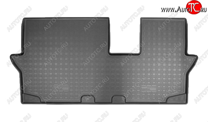 1 399 р. Коврик салонный Noplast (3-ий ряд)  GAC GS8 (2016-2023) (Черный)  с доставкой в г. Керчь