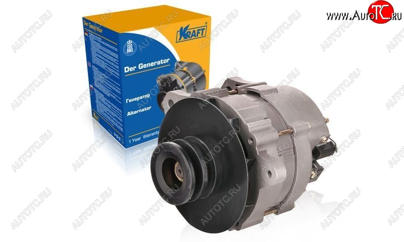 4 999 р. Генератор (80A) (ДВС 402) KRAFT ГАЗ 31105 Волга рестайлинг (2007-2009)  с доставкой в г. Керчь