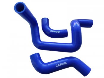 Патрубки радиатора (CHRYSLER силикон) CARUM ГАЗ 31105  Волга (2003-2009) дорестайлинг, рестайлинг (комплект 3 шт.)