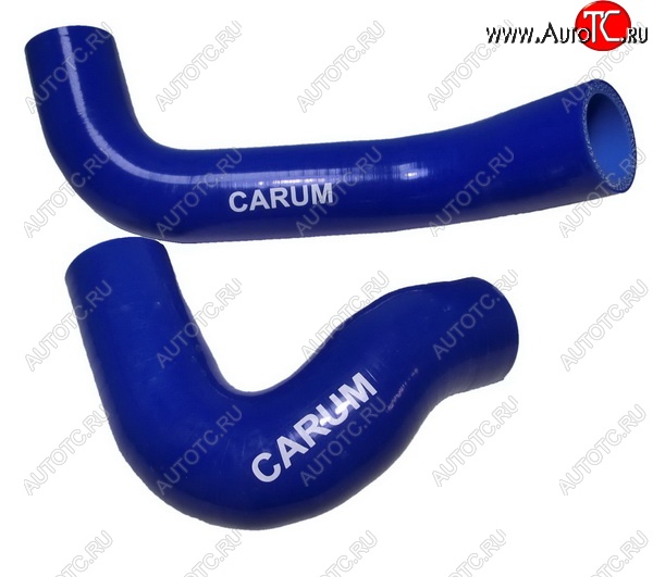 1 179 р. Патрубки радиатора (ММЗ-245 силикон) CARUM  ГАЗ Валдай  (3310) (2004-2016) (комплект 2 шт.)  с доставкой в г. Керчь