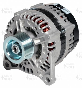Генератор (100A / 14В / разъём - болт) (ДВС Cummins ISF 2.8) START VOLT ГАЗ Соболь 2310 дорестайлинг шасси (1998-2002)