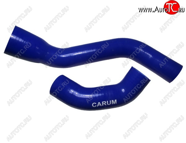 1 349 р. Патрубки радиатора (Cummins 2,8 силикон) CARUM  ГАЗ ГАЗель ( 3221,Бизнес,  2705,Бизнес,  3302,Бизнес) - Соболь ( 2217 Бизнес автобус,  2752,Бизнес,  2310,Бизнес) (комплект 2 шт.)  с доставкой в г. Керчь