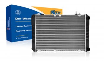 Радиатор двигателя (ГАЗель Бизнес) KRAFT ГАЗ Соболь 2217 Бизнес автобус 2-ой рестайлинг автобус (2010-2025)