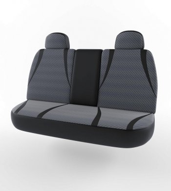 2 999 р. Чехлы для сидений (3-з местная) Lord Autofashion Форсаж (экокожа)  ГАЗ ГАЗель  3302 (1994-2002) дорестайлинг шасси (Черный, вставка жаккард Зигзаг)  с доставкой в г. Керчь. Увеличить фотографию 2