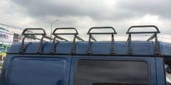 7 499 р. Багажник на крышу Голицыно (2 секции) ГАЗ Соболь 2752 дорестайлинг цельнометаллический фургон (1998-2002)  с доставкой в г. Керчь. Увеличить фотографию 2