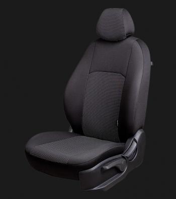 Чехлы для сидений Lord Autofashion Дублин (жаккард, 3 места) ГАЗ ГАЗель ( 3302,  2705,  2705,Бизнес,  3302,Бизнес) (2003-2025) 1-ый рестайлинг бортовой , 1-ый рестайлинг цельнометаллический фургон, 2-ой рестайлинг цельнометаллический фургон, 2-ой рестайлинг шасси (черный/ёж белый)