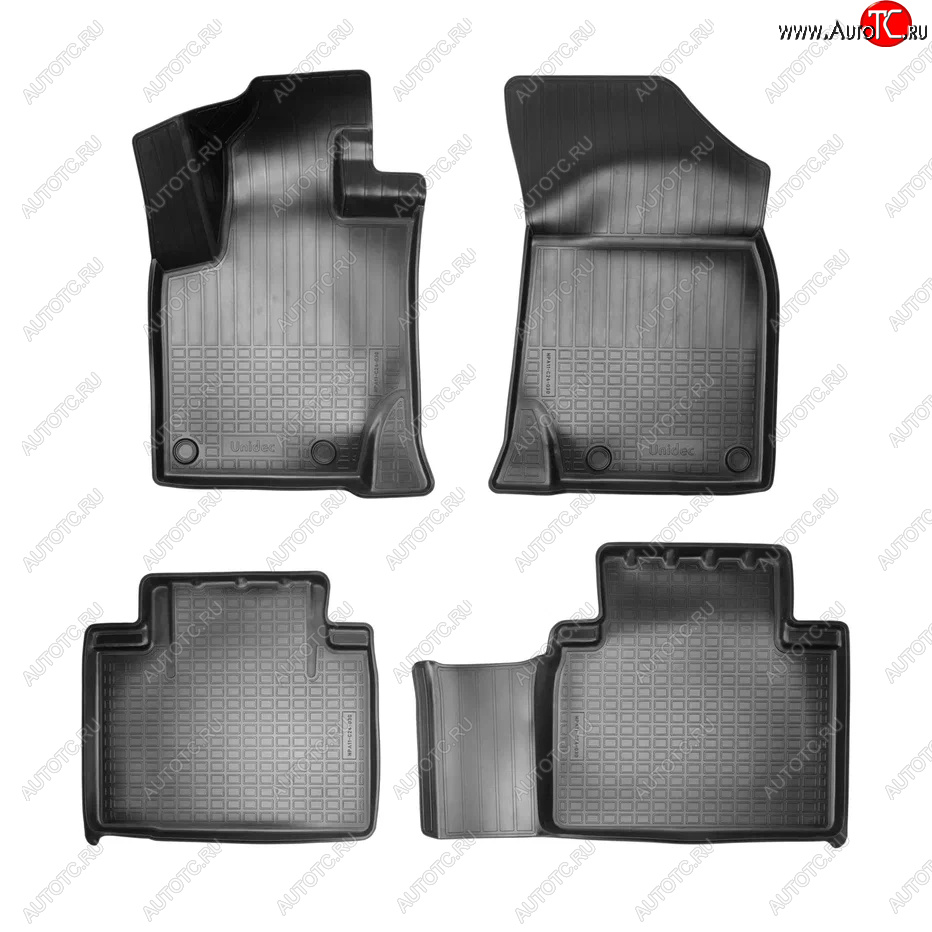 1 659 р. Коврики салона Norplast Unidec  Geely Atlas Pro  NL3 (2019-2025) (Черный)  с доставкой в г. Керчь