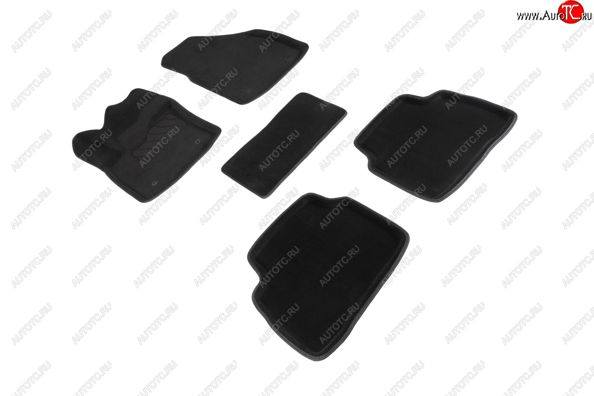 5 449 р. Коврики в салон SEINTEX 3D ВОРС (комплект) Geely Tugella FY11,HPBA4 дорестайлинг (2019-2023)  с доставкой в г. Керчь