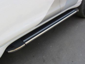 Порожки для ног Arbori Luxe Black Geely Atlas NL3 (2016-2022)