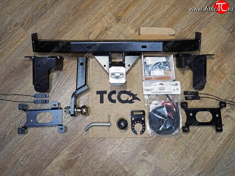 14 999 р. Фаркоп (тягово-сцепное устройство) TCC  Geely Atlas  NL3 (2016-2022) (Оцинкованный, шар E)  с доставкой в г. Керчь