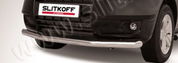 Защита переднего бампера Slitkoff (d76 мм) Geely Emgrand X7 (2011-2015) дорестайлинг