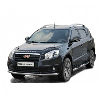 Защита переднего бампера ТехноСфера (Техно Сфера) (нержавейка, d63.5 mm) Geely Emgrand X7 (2011-2015) дорестайлинг
