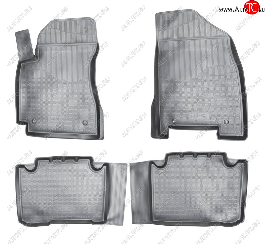2 699 р. Комплект салонных ковриков Norplast Unidec  Geely Emgrand X7 (2011-2018) дорестайлинг, 1-ый рестайлинг (Цвет: черный)  с доставкой в г. Керчь