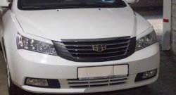 889 р. Реснички на фары Кураж  Geely Emgrand EC7 (2009-2016) седан дорестайлинг (Неокрашенные)  с доставкой в г. Керчь. Увеличить фотографию 3