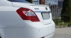 2 699 р. Лип спойлер Кураж  Geely Emgrand EC7 (2009-2016) седан дорестайлинг (Неокрашенный)  с доставкой в г. Керчь. Увеличить фотографию 2