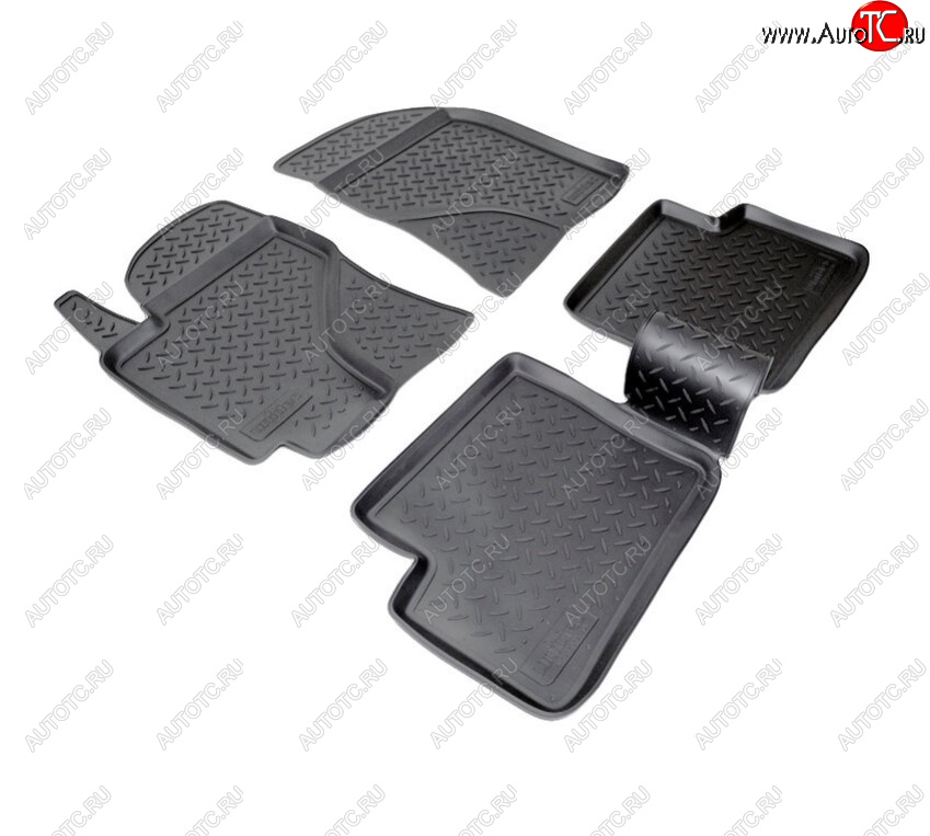 2 489 р. Комплект салонных ковриков Norplast Unidec  Geely Vision  FC1 (2006-2014) (Цвет: черный)  с доставкой в г. Керчь