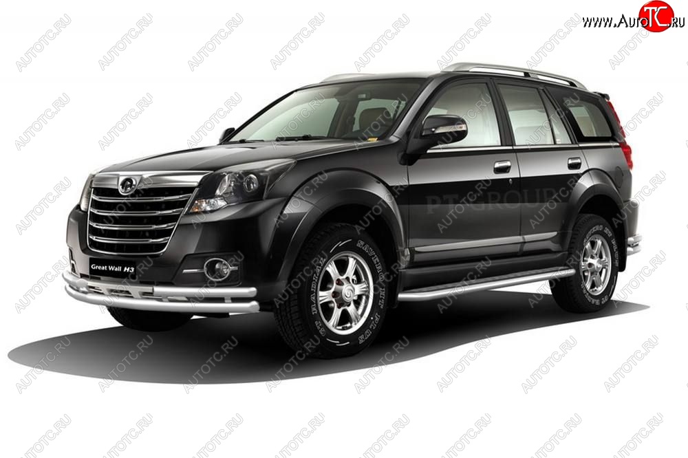 27 649 р. Порожки для ног из трубы Ø51 с алюминиевой площадкой Petroil Tuning Great Wall Hover H3 рестайлинг (2014-2016) (Нержавейка) с доставкой в г. Керчь Увеличить фотографию 1 27 649 р. Порожки для ног из трубы Ø51 с алюминиевой площадкой Petroil Tuning Great Wall Hover H3 рестайлинг (2014-2016) (Нержавейка) с доставкой в г. Керчь