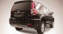 Двойная защита заднего бампера (d57 и 42 мм) Slitkoff Great Wall Hover H3 (2014-2016)  рестайлинг (нержавейка полированная)
