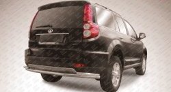 Двойная защита заднего бампера (d57 и 42 мм) Slitkoff Great Wall Hover H3 (2014-2016)  рестайлинг (нержавейка полированная)