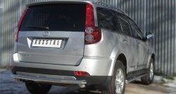 13 549 р. Одинарная защита заднего бампера из трубы с округлым сгибом диаметром 63 мм SLITKOFF  Great Wall Hover H3 (2014-2016)  рестайлинг  с доставкой в г. Керчь. Увеличить фотографию 2