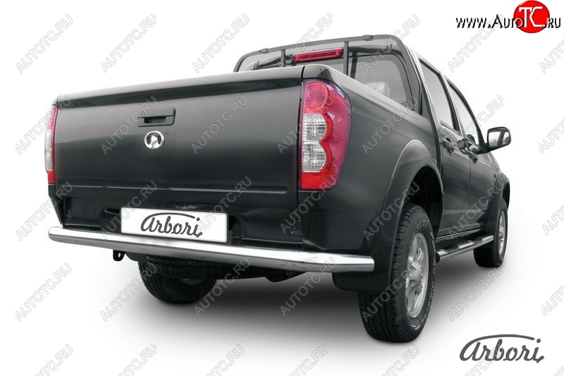 13 769 р. Защита заднего бампера Arbori (нержавейка, 1 труба d76 mm). Great Wall Wingle 5 (2011-2017)  с доставкой в г. Керчь